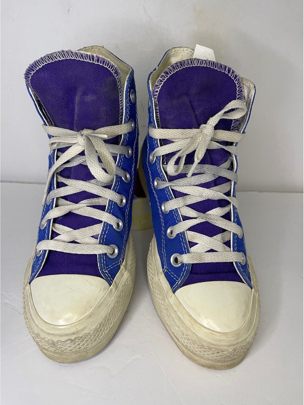 Converse All Star Platform High Top Blue Purple Women's 7.5 Men's 5.5 171209C